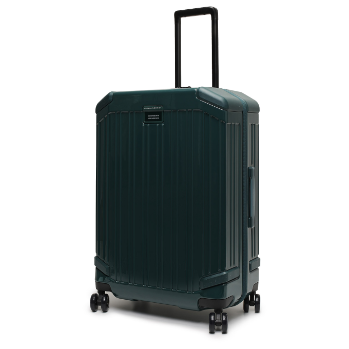 Чемодан PIQUADRO POP BV4427POP/VE 46x69x27см 67л поликарбонат/алюминий зеленый глянц.